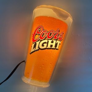 Coors Light Beer Mug Light